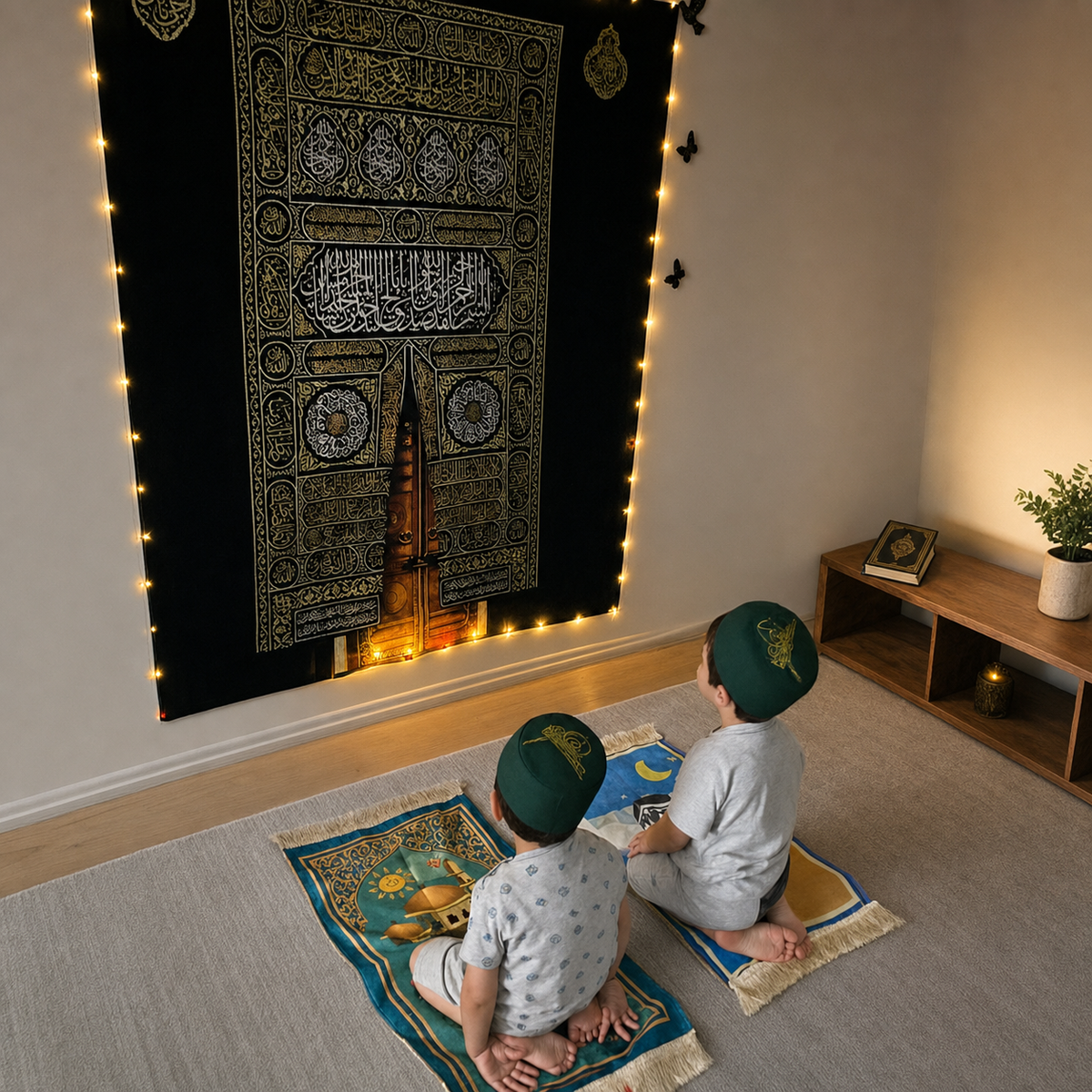 Kaaba Door Inspired Wall Hanging