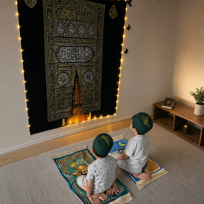 Kaaba Door Inspired Wall Hanging