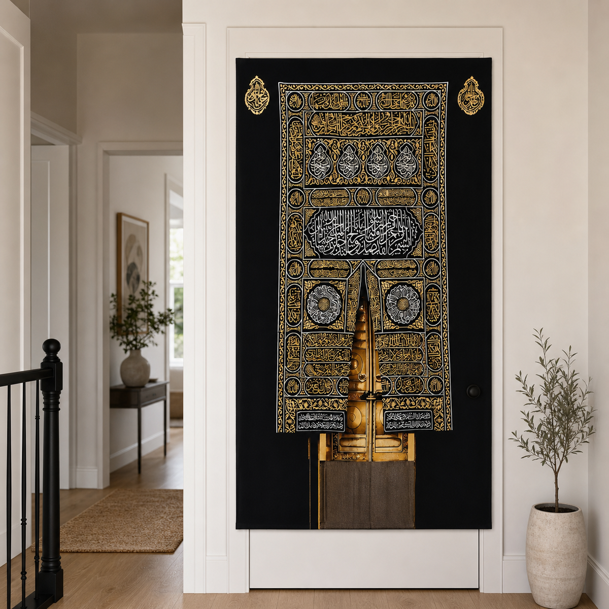 Kaaba Door Inspired Wall Hanging